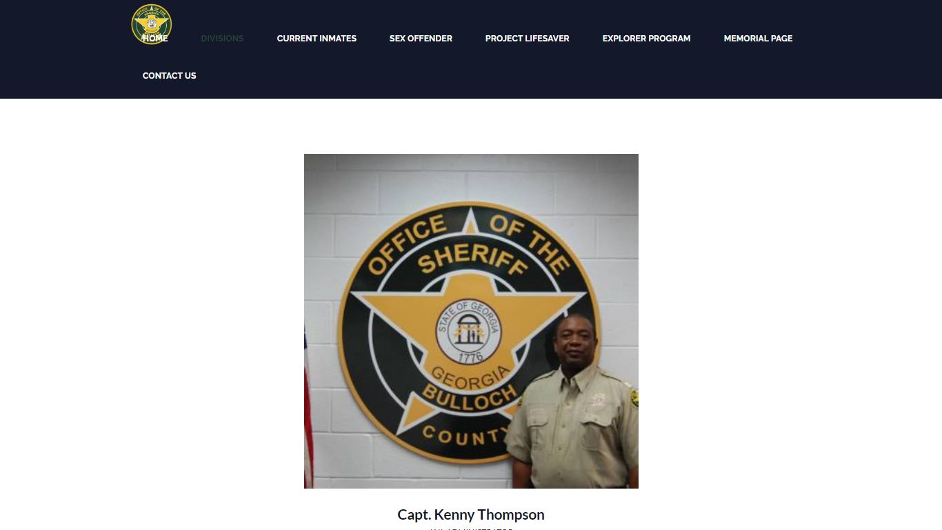 Jail Operations – Bulloch County Sheriffs Office